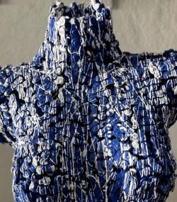 Handmade Steel Bust from Recycled Materials