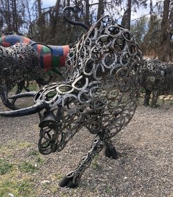 Horseshoes LAMBORGHINI Bull Statue