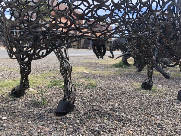Horseshoes LAMBORGHINI Bull Statue