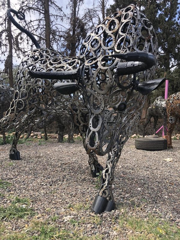 Horseshoes LAMBORGHINI Bull Statue