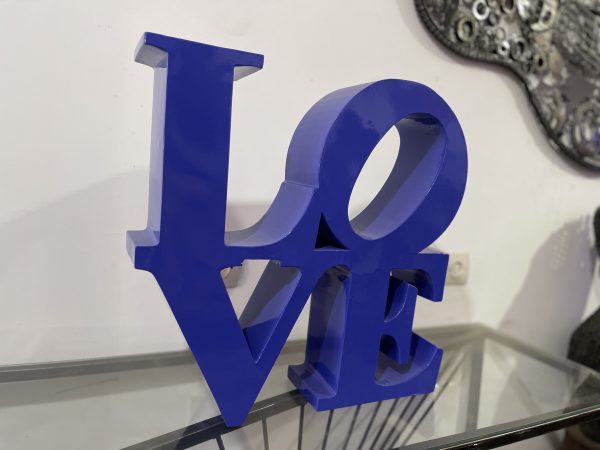 Blue -Love- Metal statue - Image 2