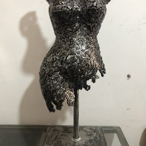 Elegant Female |  Torso Mannequin |Female Torso  Art |  Metal Wall Sculpture for Stylish and Home Décor