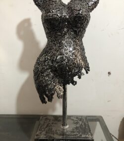 Elegant Female | Torso Mannequin |Female Torso Art | Metal Wall Sculpture for Stylish and Home Décor