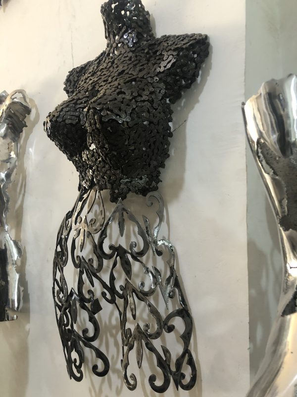 Metallic-sculpture