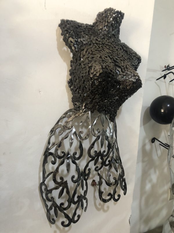 Metallic-sculpture
