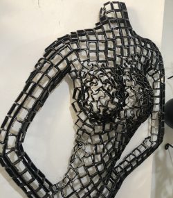 Metal Female Torso scrap  Mannequin, Wall Art Sculpture | Handmade Steel - Image 4
