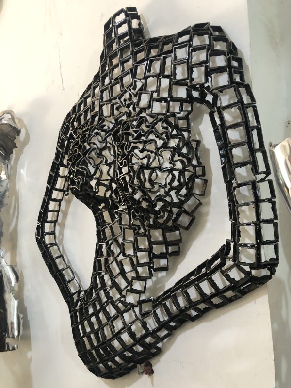 Metal Female Torso scrap  Mannequin, Wall Art Sculpture | Handmade Steel - Image 5