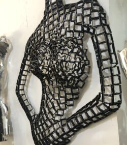 Metal Female Torso scrap Mannequin, Wall Art Sculpture | Handmade Steel - Image 5