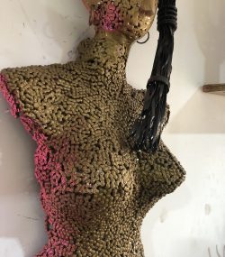 Metal Female Torso scrap Mannequin, Wall Art Sculpture | Handmade Steel statue - Image 7