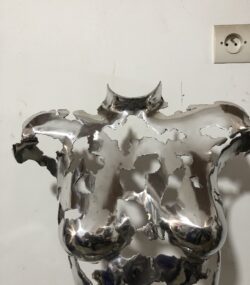 Elegant Female | Torso Mannequin |Female Torso Art | polished aluminum Wall Sculpture for Stylish and Home Déco - Image 6