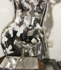 Elegant Female | Torso Mannequin |Female Torso Art | polished aluminum Wall Sculpture for Stylish and Home Déco - Image 7
