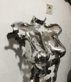 Elegant Female | Torso Mannequin |Female Torso Art | polished aluminum Wall Sculpture for Stylish and Home Déco - Image 3