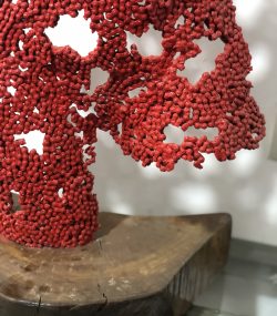 full chained Metal Torso: Stylish Handcrafted Metal Wall Sculp - Image 2