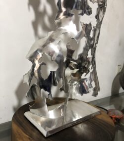 Elegant Female | Torso Mannequin |Female Torso Art | polished aluminum Wall Sculpture for Stylish and Home Déco - Image 2