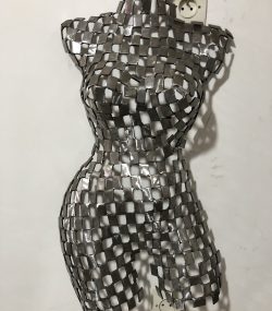 Female Torso Wall Art | Metal Wall Sculpture for Stylish and Functional Home Décor - Image 3