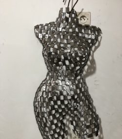 Female Torso Wall Art | Metal Wall Sculpture for Stylish and Functional Home Décor