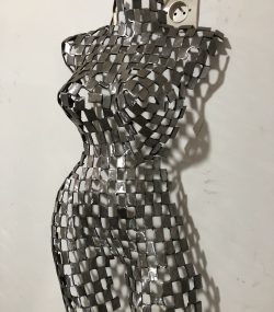 Female Torso Wall Art | Metal Wall Sculpture for Stylish and Functional Home Décor - Image 4