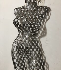 Female Torso Wall Art | Metal Wall Sculpture for Stylish and Functional Home Décor - Image 4