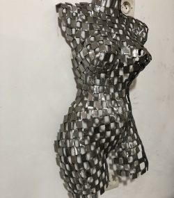 Female Torso Wall Art | Metal Wall Sculpture for Stylish and Functional Home Décor - Image 5