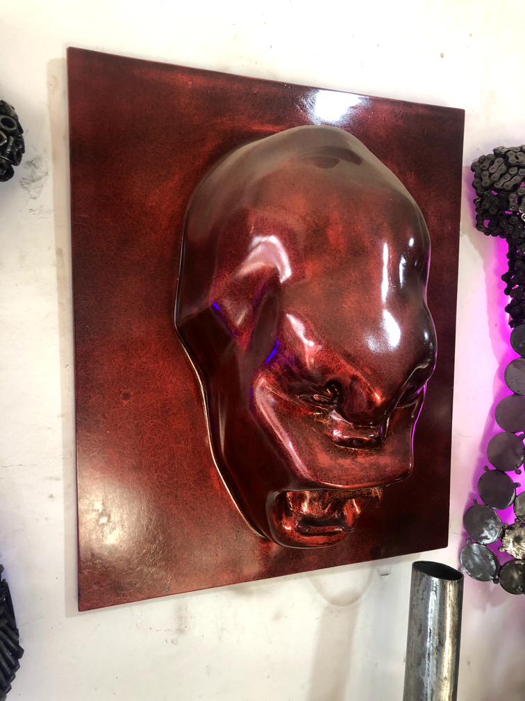 Gorilla Head Wall Sculpture – Resin Gorilla Wall Art – Modern Animal Wall Decor – 3D Gorilla Mask – Custom Color Available – Unique Statement Art